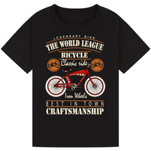Lade das Bild in den Galerie-Viewer, Trendy Cycling T-Shirt – Vibrant Bike Print for Men, Women &amp; Kids
