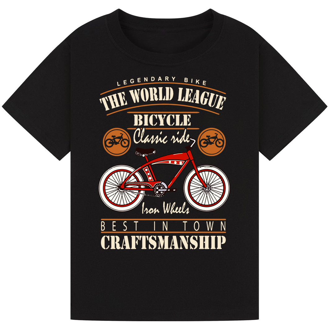 Trendy Cycling T-Shirt – Vibrant Bike Print for Men, Women & Kids