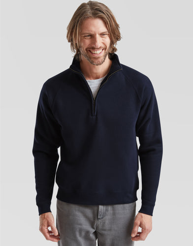 FOTL Mens Premium Zip Neck Sweat