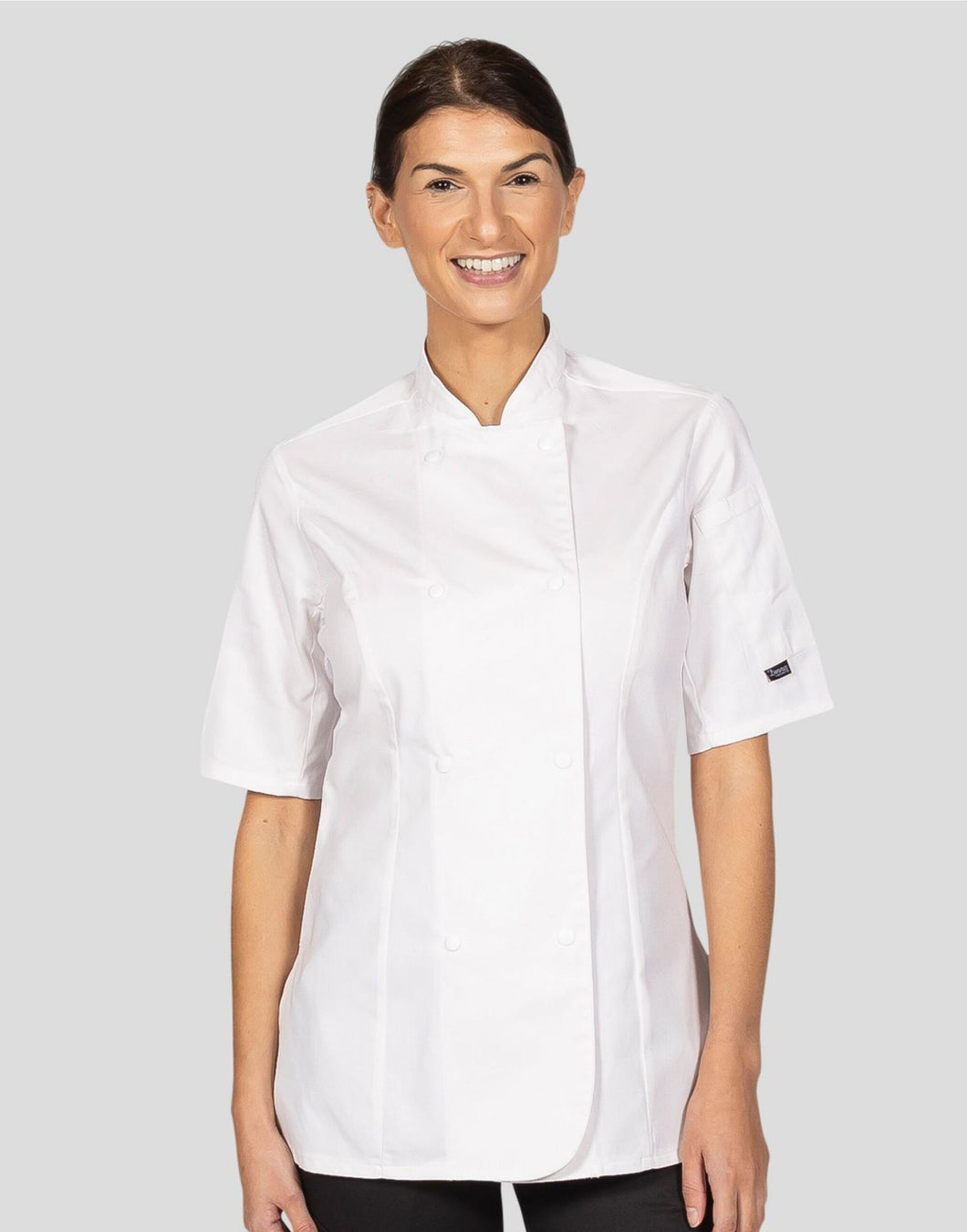 Dennys Ladies' SS Fitted Chef's Jacket