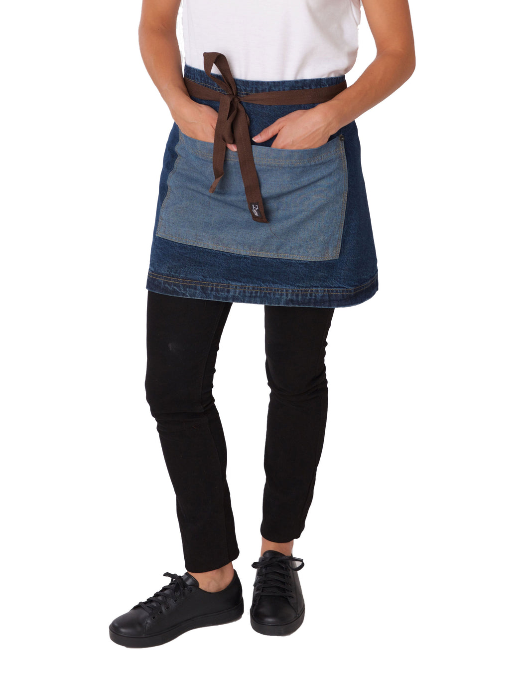 Dennys Denim Waist Apron Contrast Pocket