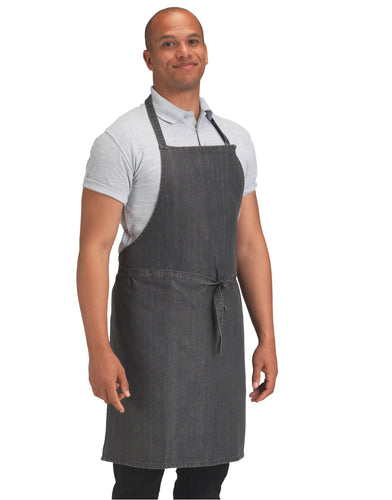 Dennys Cross Dyed Denim Bib Apron