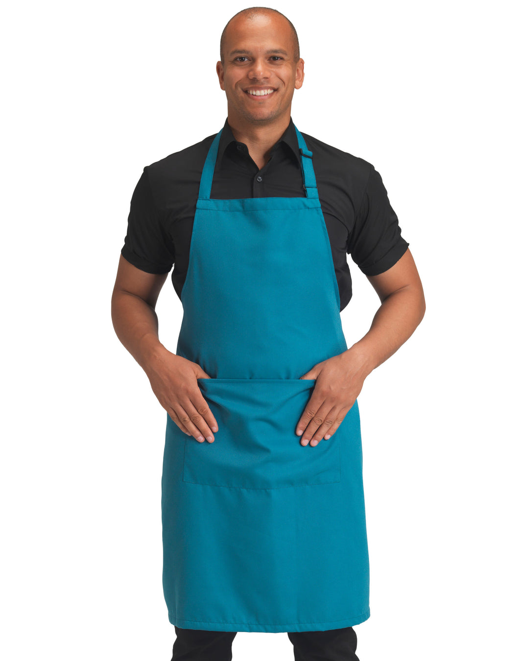 Dennys Recycled Bib Apron With Pocket