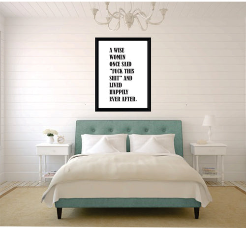 BDP-68 Wall Art Posters Bedroom Funny Quotes 