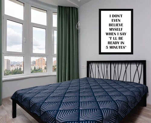 BDP-58 Wall Art Posters Bedroom Funny Quote 