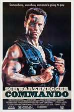 Lade das Bild in den Galerie-Viewer, CM-32 Vintage Classic Movie Posters &#39;Commando&#39;
