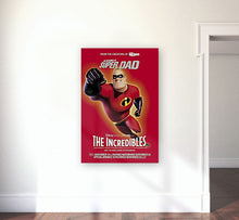 Lade das Bild in den Galerie-Viewer, CM-143 Vintage Classic Movie Posters &#39;THE INCREDIBLES&#39;  &quot;super DAD&quot;
