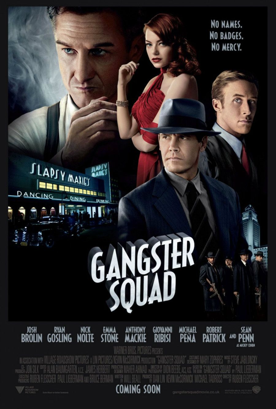 CM-26 Vintage Classic Movie Posters 'Gangster squad'