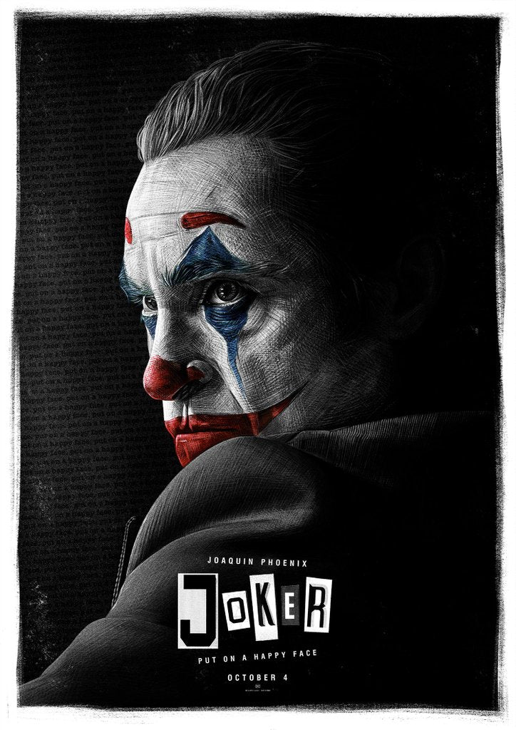 CM-99 Vintage Classic Movie Posters 'JOKER' put on a happy face