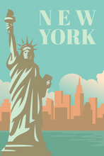 Lade das Bild in den Galerie-Viewer, TP-18 Vintage Travel Retro Posters &quot;NEW YORK&quot;
