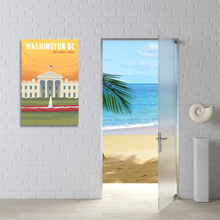 Lade das Bild in den Galerie-Viewer, TP-19 Vintage Travel Retro Posters &quot;WASHINGTON DC THE WHITE HOUSE&quot;
