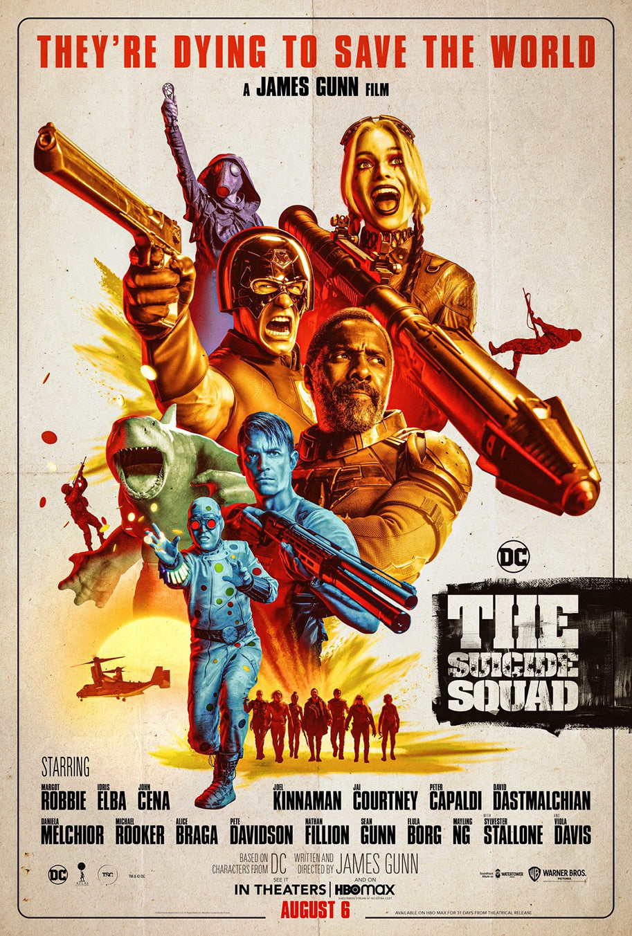 CM-145 Vintage Classic Movie Posters 'THE SUICIDE SQUAD