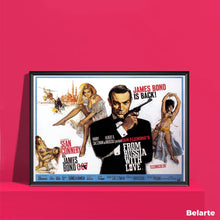 Lade das Bild in den Galerie-Viewer, CM-06 Vintage Classic Movie Posters &#39;From Russia with love&#39;
