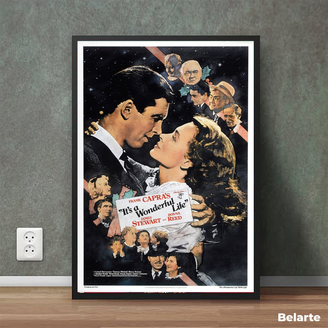 CM-103 Vintage Classic Movie Posters 'It's a wonderful life'