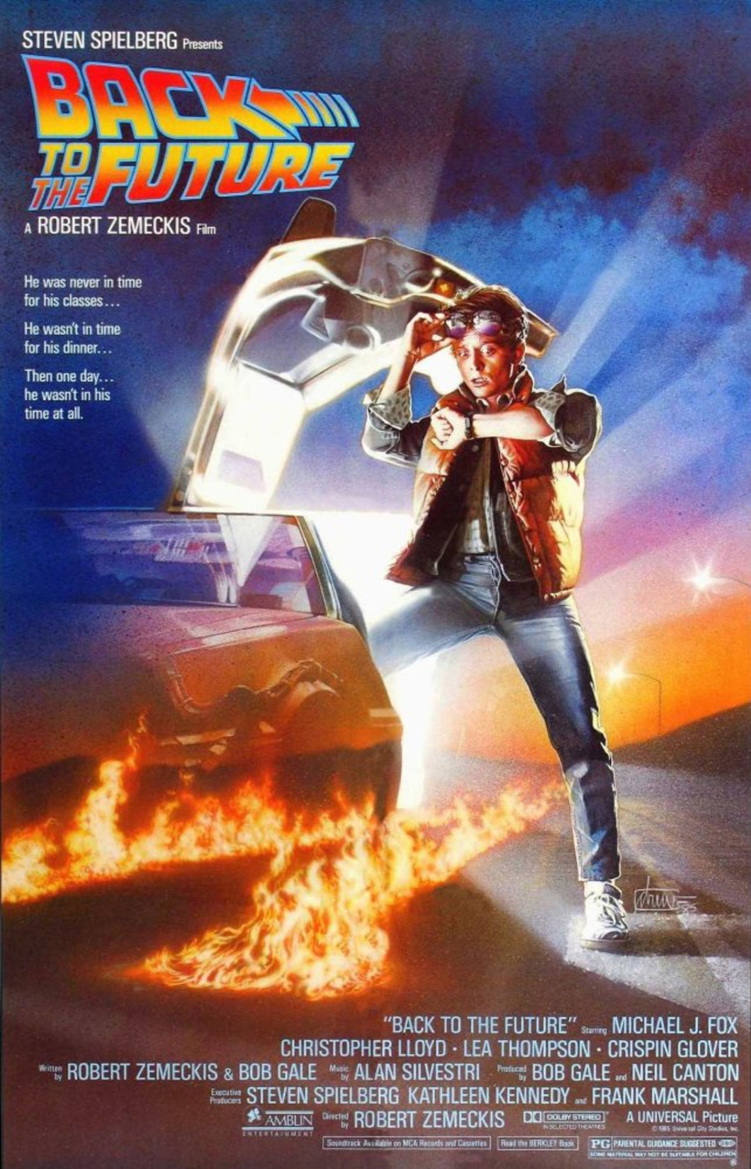 CM-42 Vintage Classic Movie Posters 'Back To The Future'