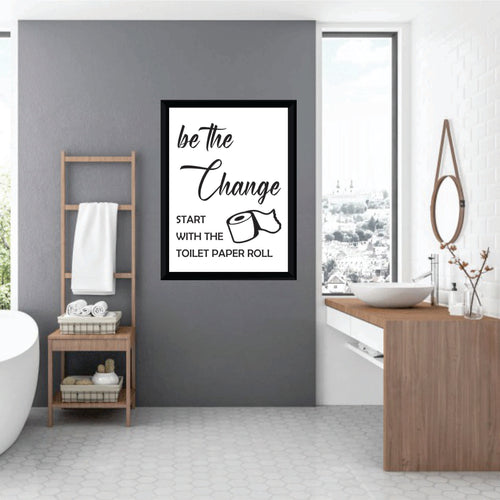 BP-55 Wall Art Posters Bathroom Funny Quotes 