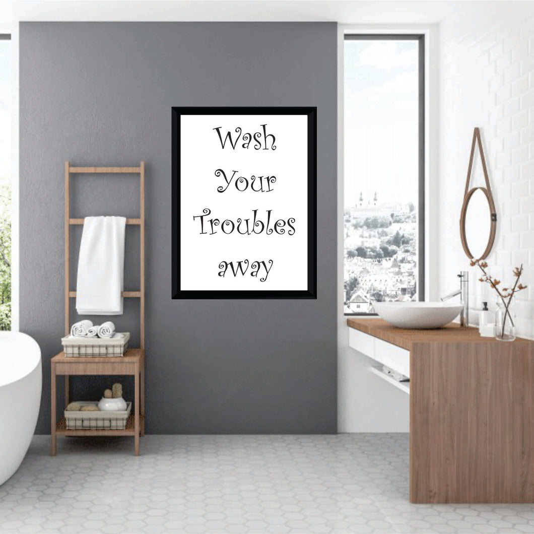 BP-82 Wall Art Posters Bathroom Funny Quotes 