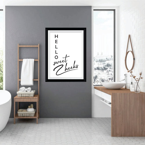 BP-23 Wall Art Posters Bathroom Funny Quotes 