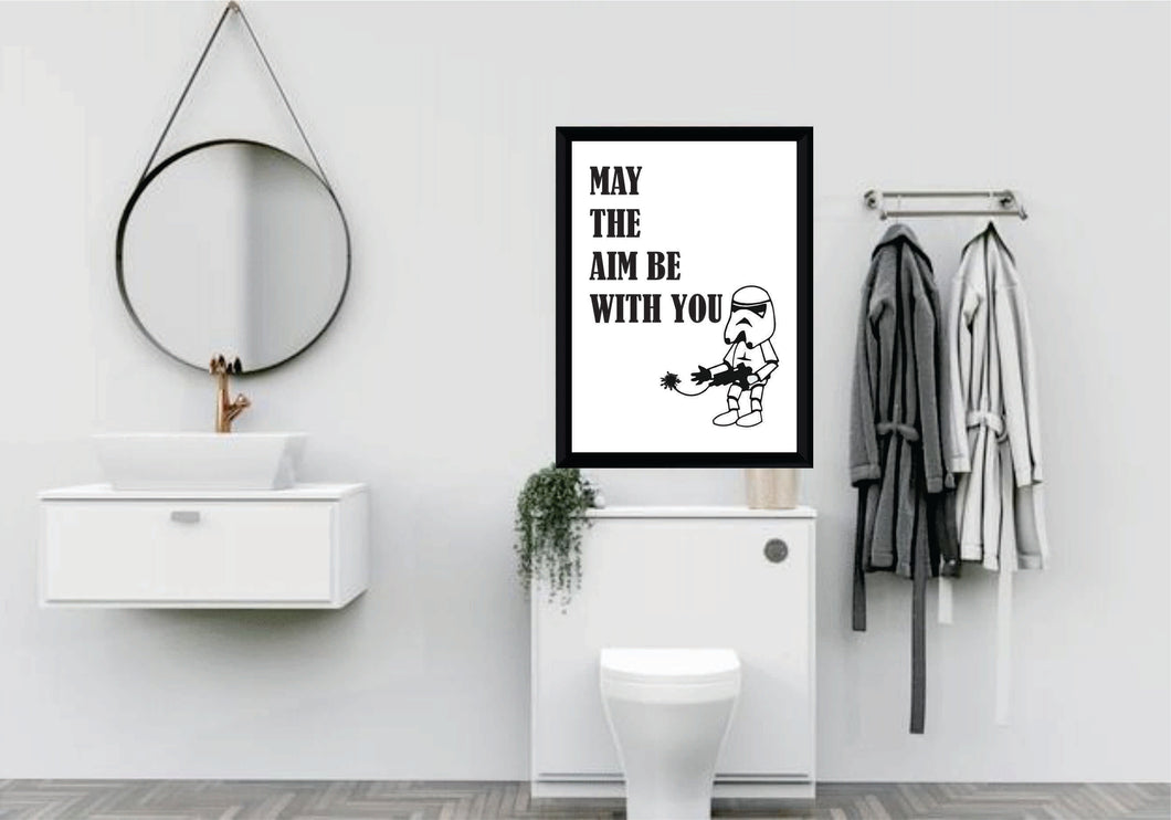 BP-48 Wall Art Posters Bathroom Funny Quotes 