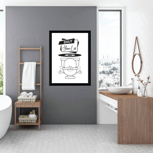 BP-53 Wall Art Posters Bathroom Funny Quotes 