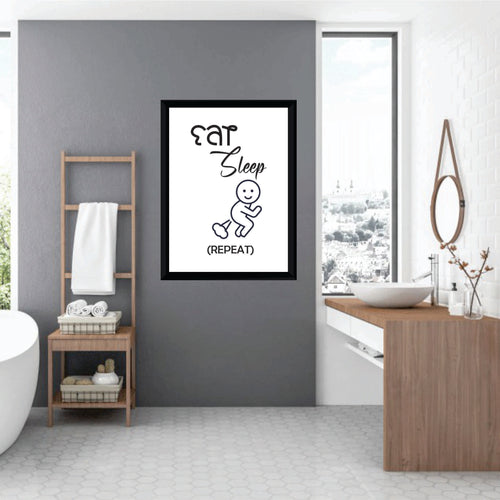 BP-56 Wall Art Posters Bathroom Funny Quotes 