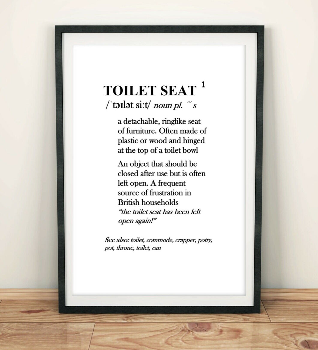 BP-58 Wall Art Posters Bathroom Funny Quotes 