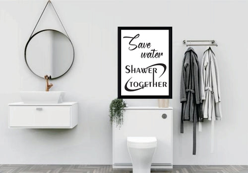 BP-77 Wall Art Posters Bathroom Funny Quotes 