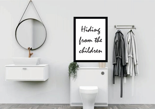 BP-80 Wall Art Posters Bathroom Funny Quotes 