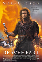 Load image into Gallery viewer, CM-38 Vintage Classic Movie Posters &#39;BRAVEHEART&#39; &quot;every man dies, not every man really lives&quot;.
