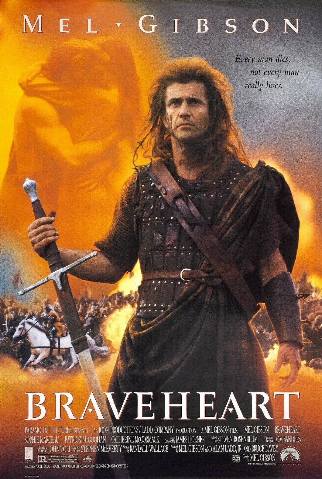 CM-38 Vintage Classic Movie Posters 'BRAVEHEART' 