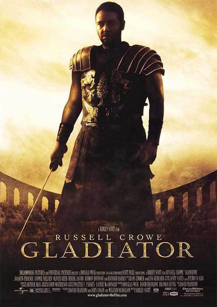 CM-24 Vintage Classic Movie Posters 'Gladiator'