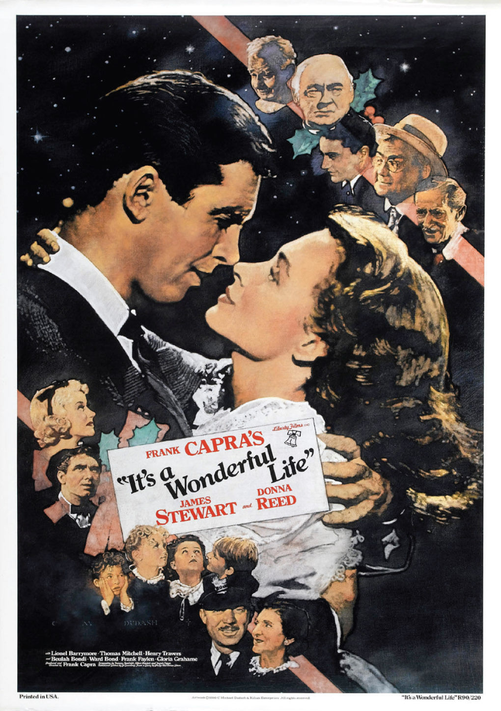 CM-52 Vintage Classic Movie Posters 'It's a wonderful life'