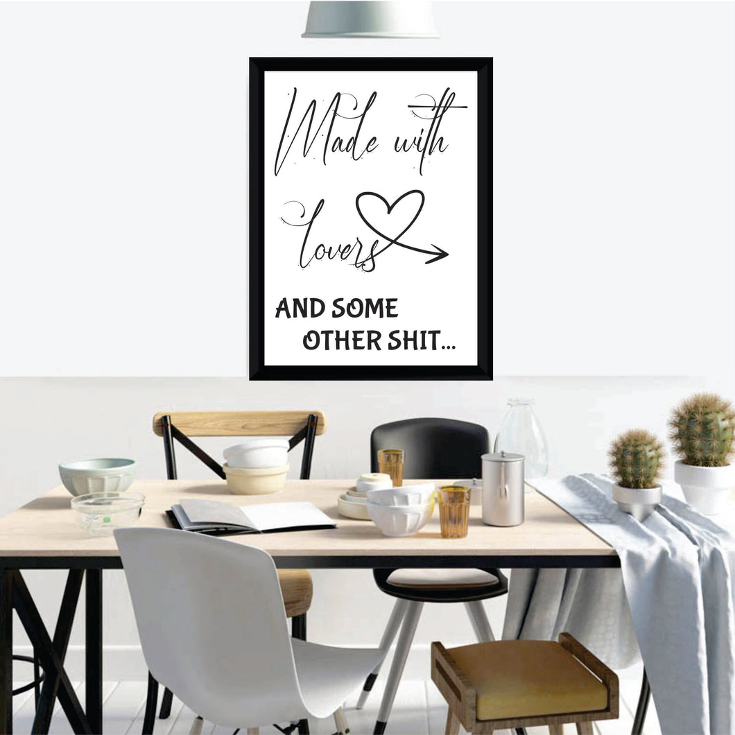 KP-52 Wall Art Posters kitchen Funny Quotes 