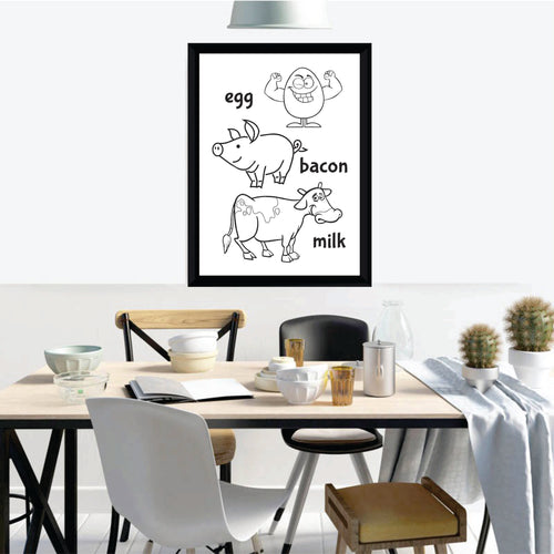 KP-58 Wall Art Posters kitchen Funny Quotes 