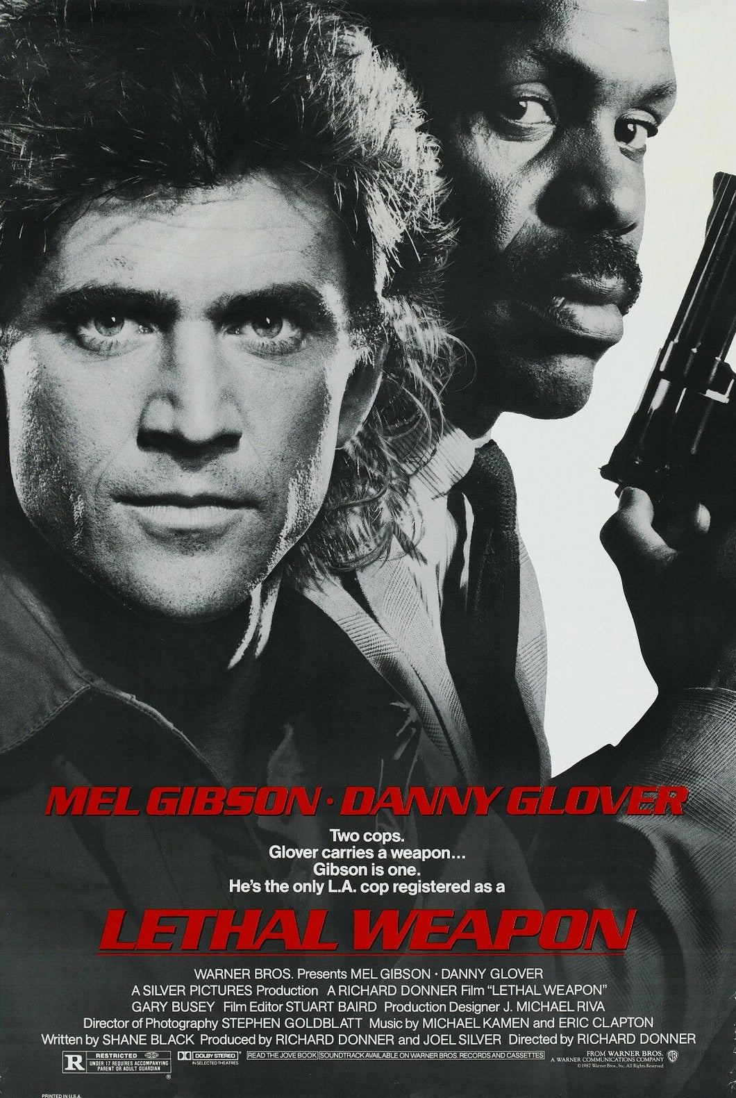 CM-91 Vintage Classic Movie Posters 'LETHAL WEAPON'