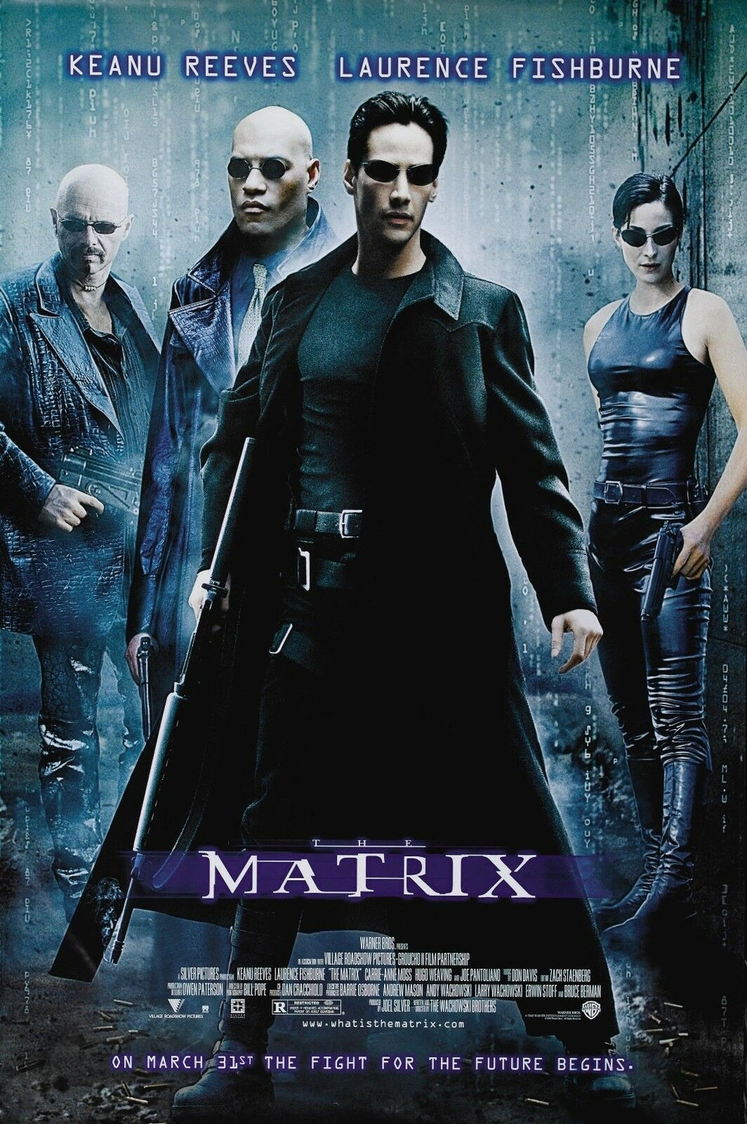 CM-88 Vintage Classic Movie Posters 'THE MATRIX' 