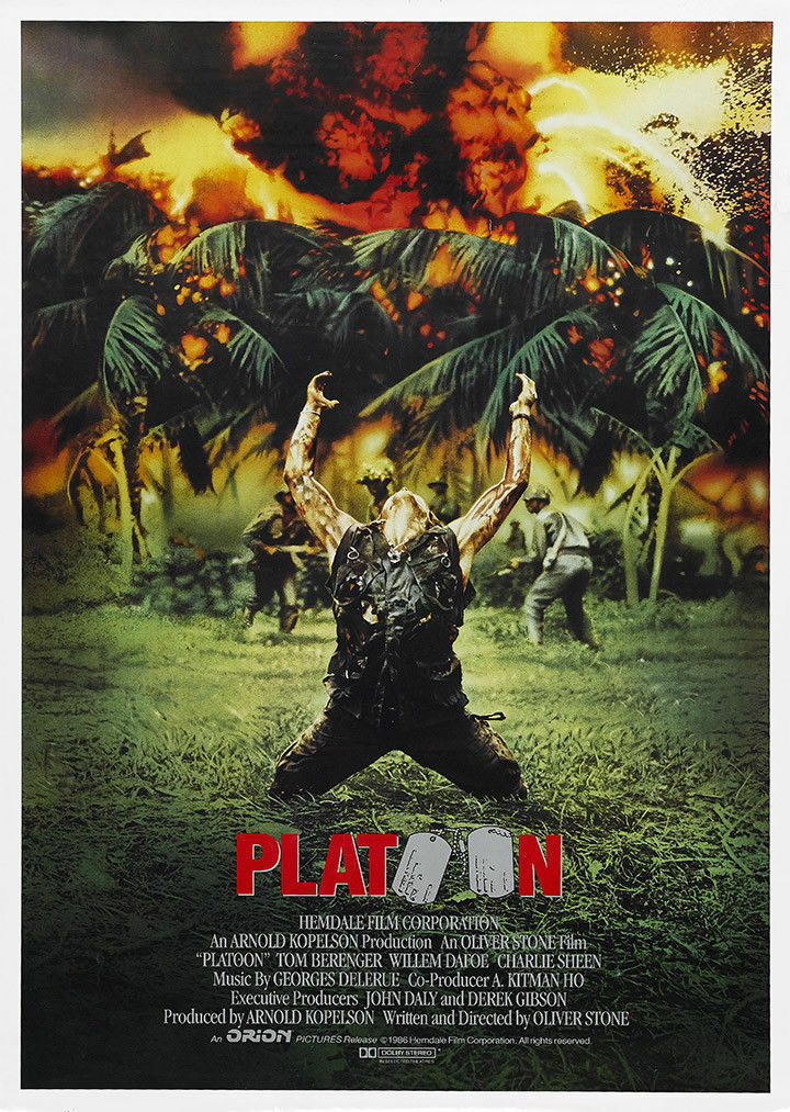 CM-123 Vintage Classic Movie Posters 'PLATOON'