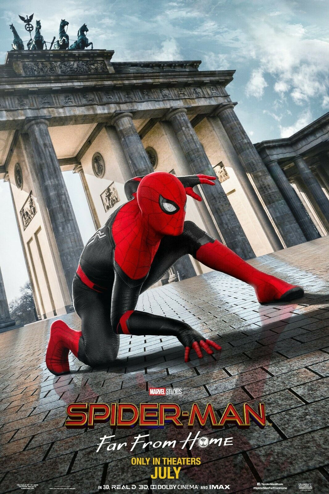 CM-76 Vintage Classic Movie Posters 'Spider Man' far from home