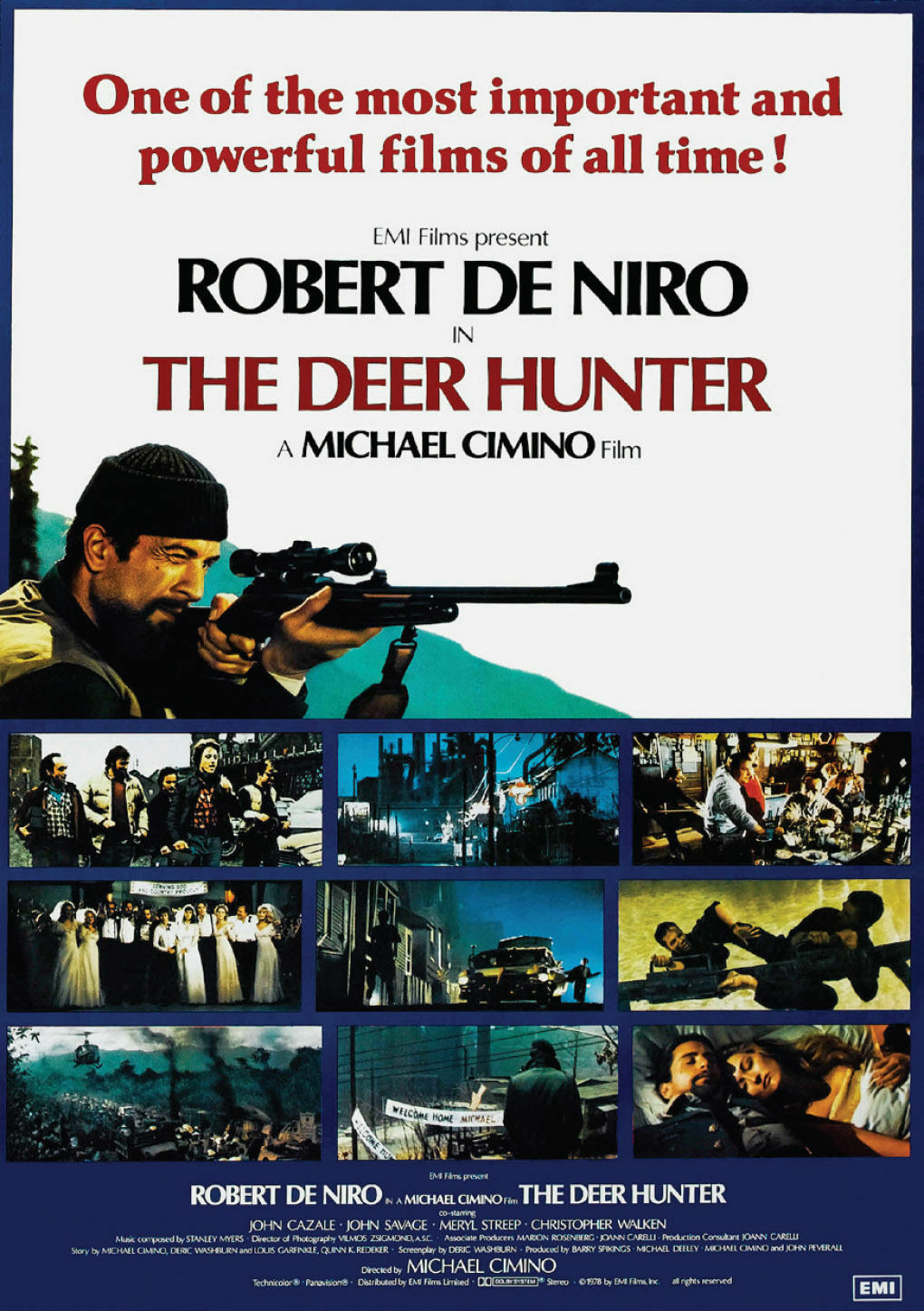 CM-160 Vintage Classic Movie Posters Robert De Niro's 'THE DEER HUNTER'